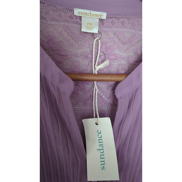 Sundance Lavender Lace Maxine Long Sleeve Dress NWT - Picture 4 of 6